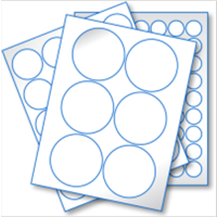 Blank Round Labels