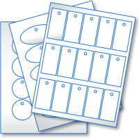 Printed Non-Adhesive Tags