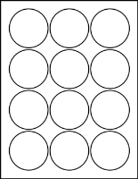 2.40" Round Labels