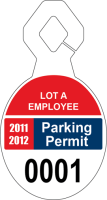 3.75" X 7.00" Parking Permits
