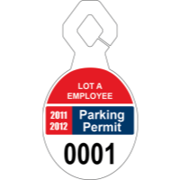 3.75" X 7.00" Parking Permits