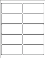 4.00" X 1.87" Blank Labels
