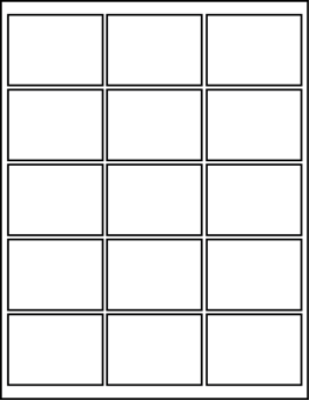 2.62" X 1.95" Blank Labels
