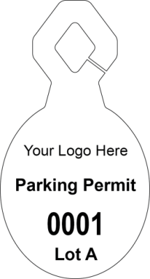 3.75" X 7.00" Parking Permits