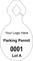 3.75" X 7.00" Parking Permits