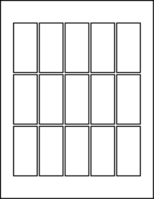 1.312" X 2.75" Blank Labels