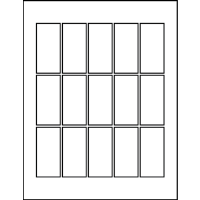 1.312" X 2.75" Blank Labels