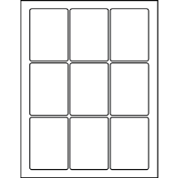 2.375" X 3.25" Blank Labels