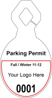 3.75" X 7.00" Parking Permits