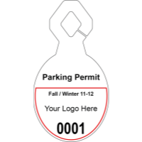 3.75" X 7.00" Parking Permits