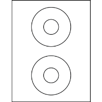 4.25" Round CD Labels
