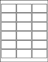 2.62" X 1.50" Blank Labels
