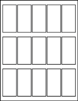 1.50" X 3.00" Blank Labels