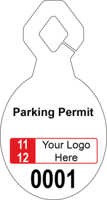 3.75" X 7.00" Parking Permits