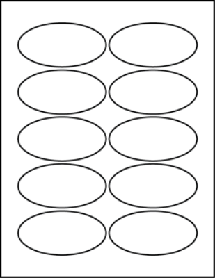 3.50" X 1.75" Blank Labels