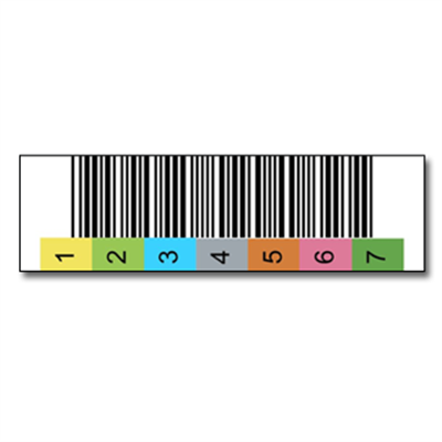 3" x 0.625" Media Barcode B
