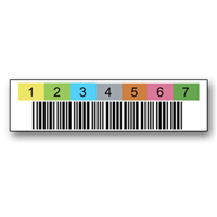 3" x 0.625" Media Barcode A