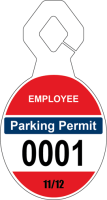 3.75" X 7.00" Parking Permits