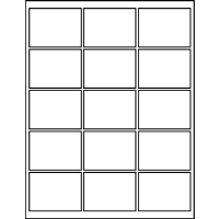 2.62" X 1.95" Labels