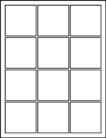 2.500" X 2.470" Labels