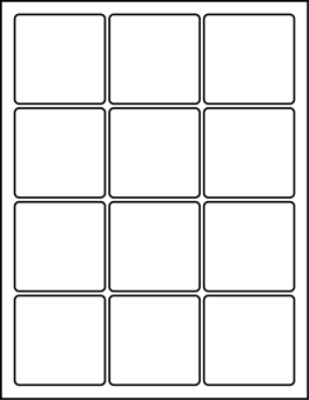 2.50" X 2.47" Labels