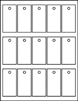 1.50" X 3.00" Rectangle Tags