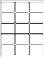  2.62" X 1.95" Labels