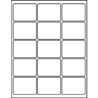  2.62" X 1.95" Labels