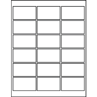 2.62" X 1.50" Labels