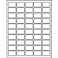 1.50" X 0.91" Blank Labels