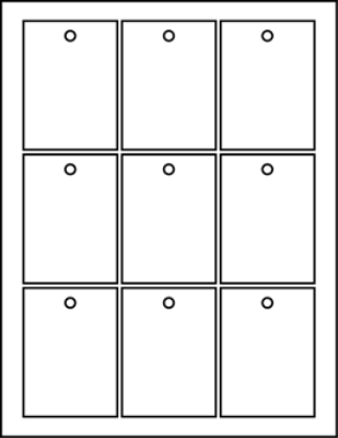 2.375" X 3.250" Rectangle Tags