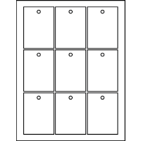 2.375" X 3.250" Rectangle Tags