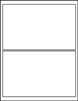8.00" X 5.00" Blank Labels