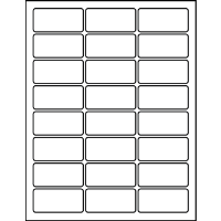2.50" X 1.17" Labels