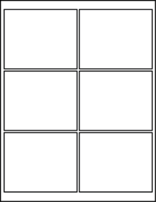 4.00" X 3.25" Blank Labels