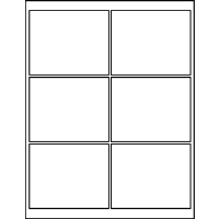 4.00" X 3.25" Blank Labels