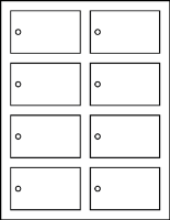 3.500" X 2.125" Rectangle Tags