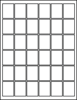 1.25" X 1.62" Labels