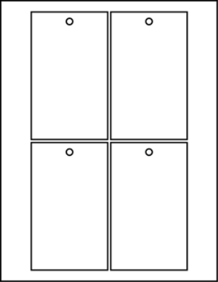 3.00" X 5.00" Rectangle Tags