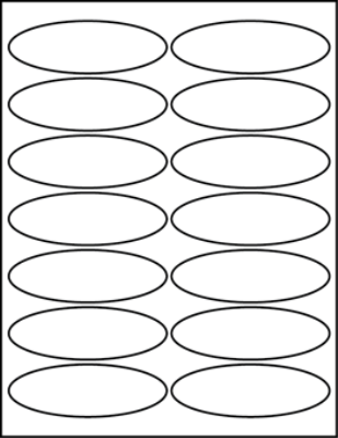 4.000" X 1.325" Blank Labels