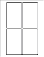 3.00" X 5.00" Blank Labels
