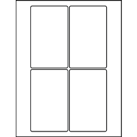 3.00" X 5.00" Blank Labels