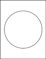 7.00" Round Blank Labels