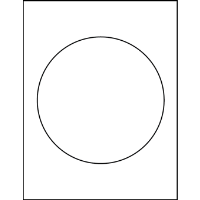 7.00" Round Blank Labels