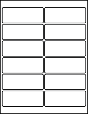 4.00" X 1.50" Blank Labels