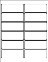 4.00" X 1.50" Blank Labels
