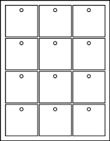 2.500" X 2.470" Rectangle Tags
