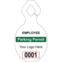 3.75" X 7.00" Parking Permits