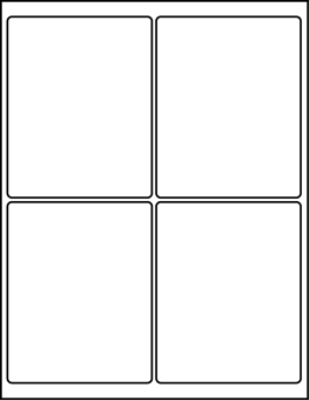 4.00" X 5.00" Labels