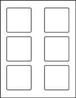 2.75" X 2.75" Blank  Labels